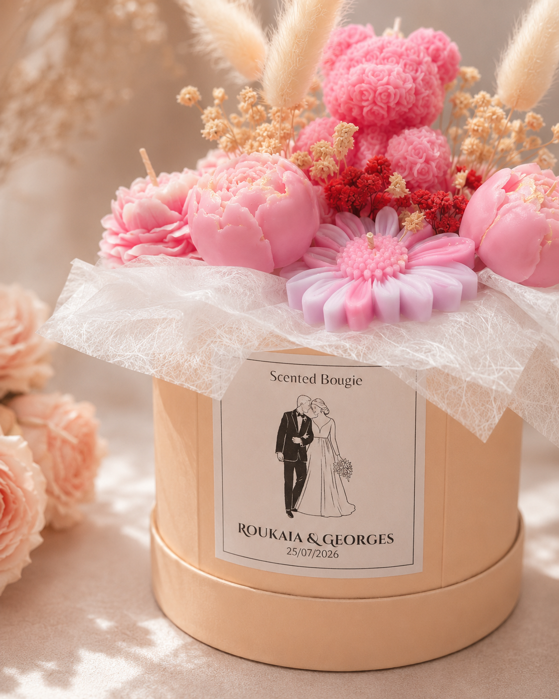 Bouquet éternel personnalisé — Mariage